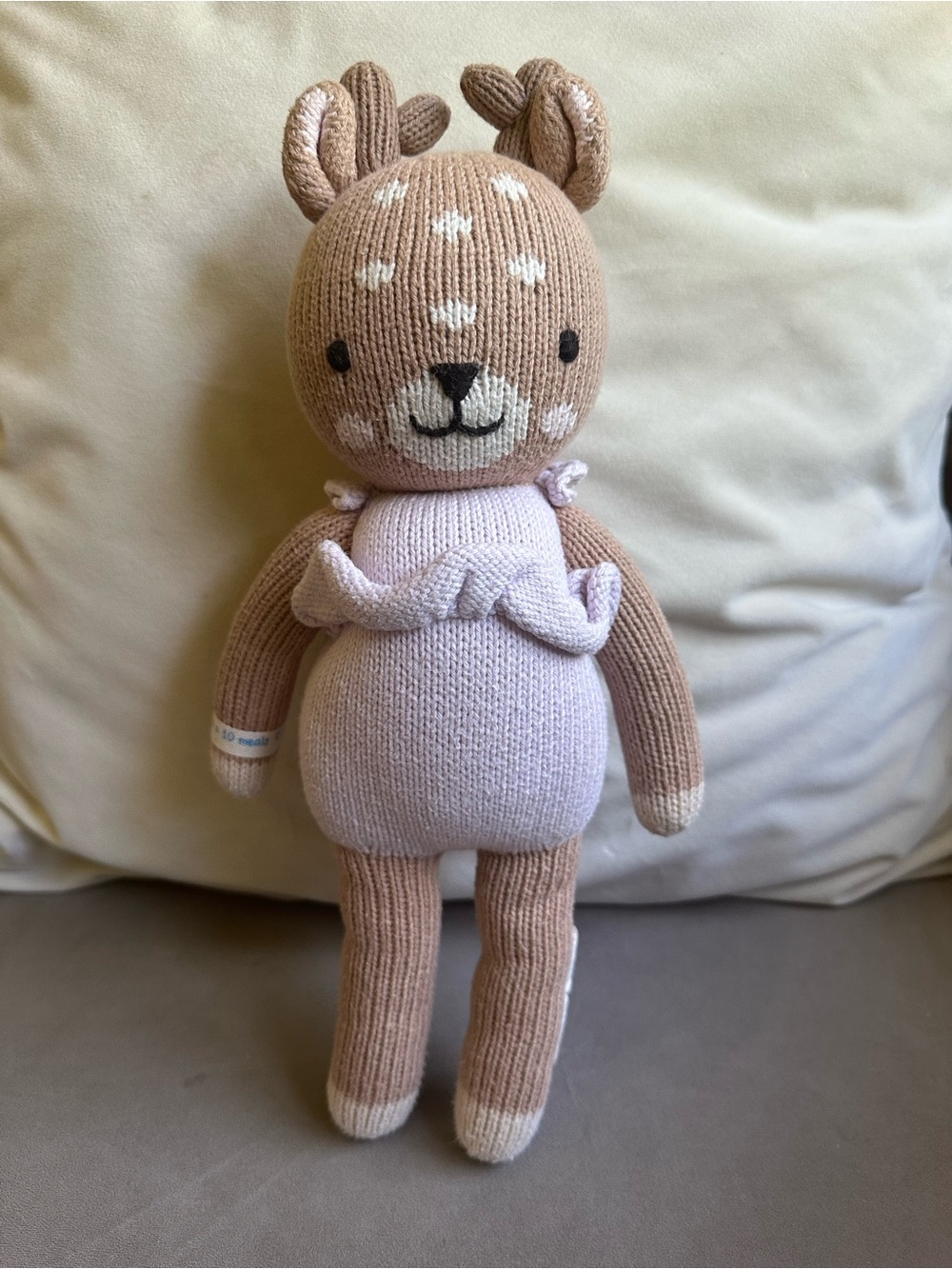 Cuddle and Kind Violet the Fawn Knit Doll - 13” Little